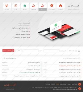 طراحی گرافیک سایت درگاه واسط آنلاین